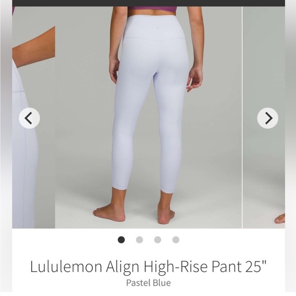 Lululemon Align High-Rise Pants Light Blue - Picture 2 of 10